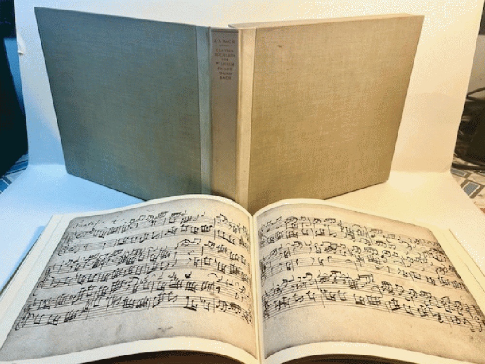 Clavier Buchlein vor Wilhelm Friedemann Bach