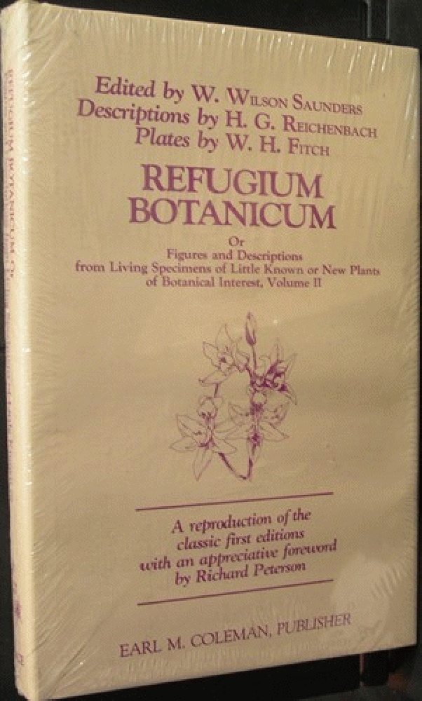 Image for Refugium botanicum: Or, Figures and descriptions from living specimens of little known or new plants of botanical interest : volume II (Orchid library)