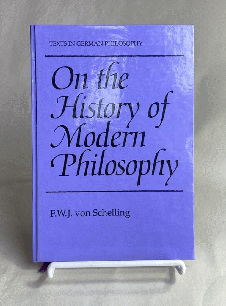 On the History of Modern Philosophy (Texts in German Philosophy)