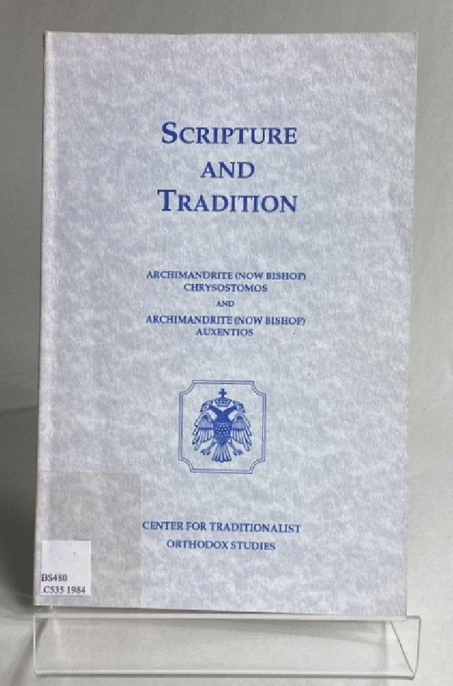 Scripture and Tradition