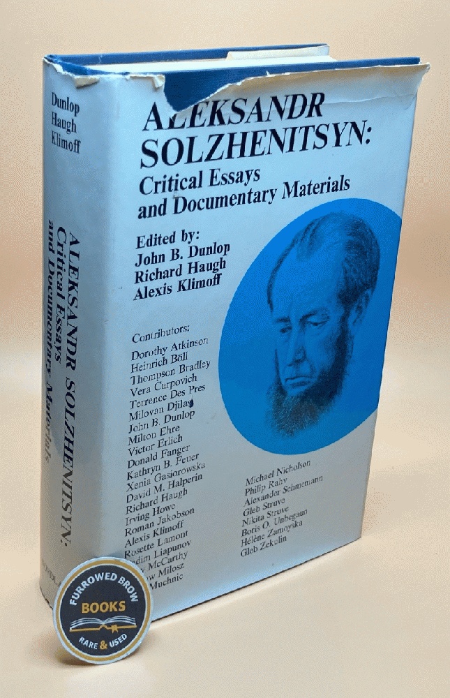 Image for Aleksandr Solzhenitsyn: Critical Essays and Documentary Materials. Aleksandr Solzhenitsyn: Critical Essays and Documentary Materials.