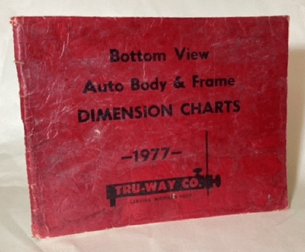 Bottom View Auto Body and Frame Dimension Charts