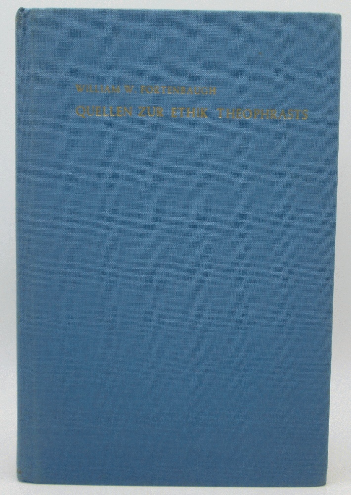 Image for Quellen zur Ethik Theophrasts