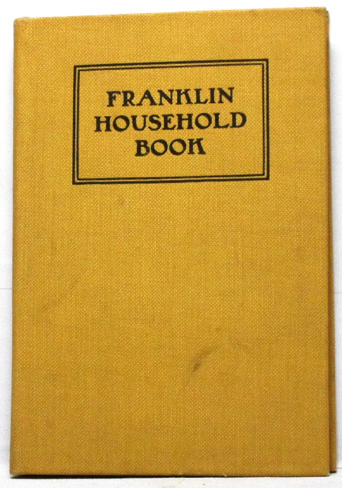 Image for Franklin Household Book, Presbyterian Ladies of Franklin, PA
