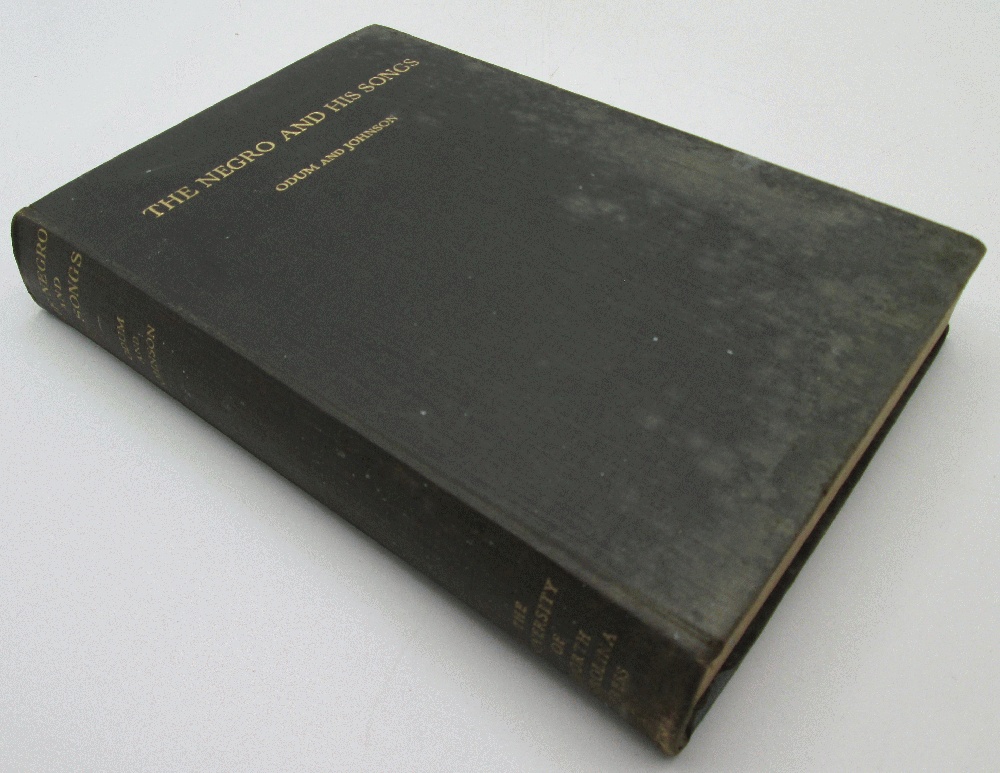 Image for The Negro and His Songs (1st Edition)