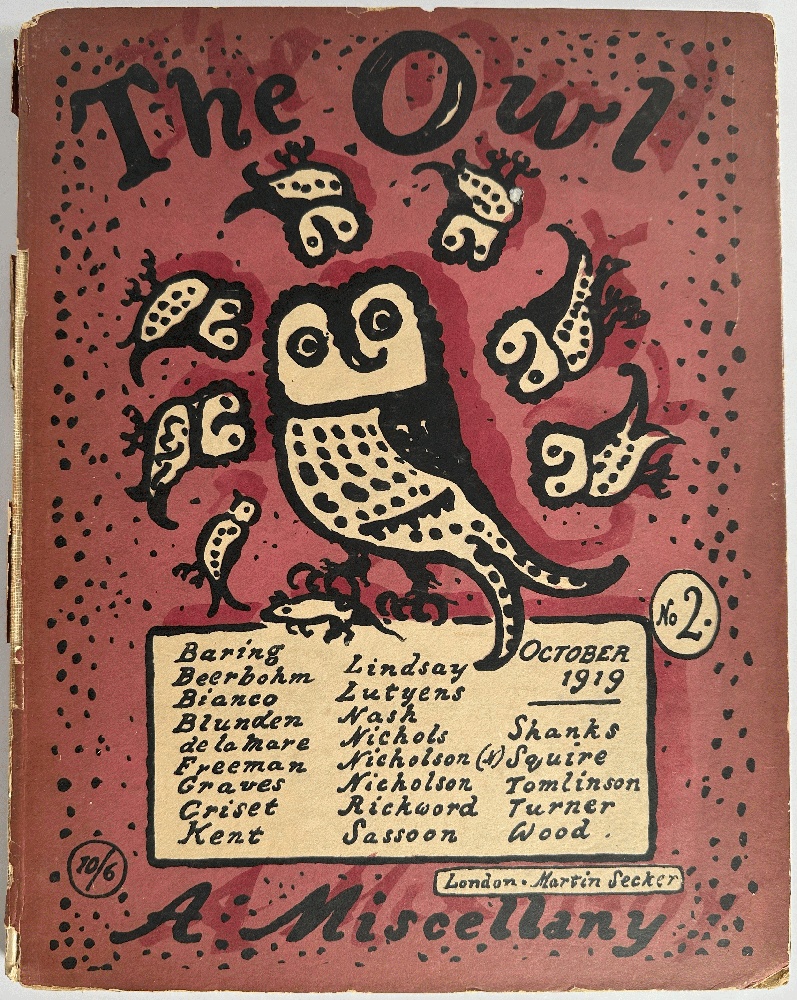 The Owl, A Miscellany No. 2 October 1919