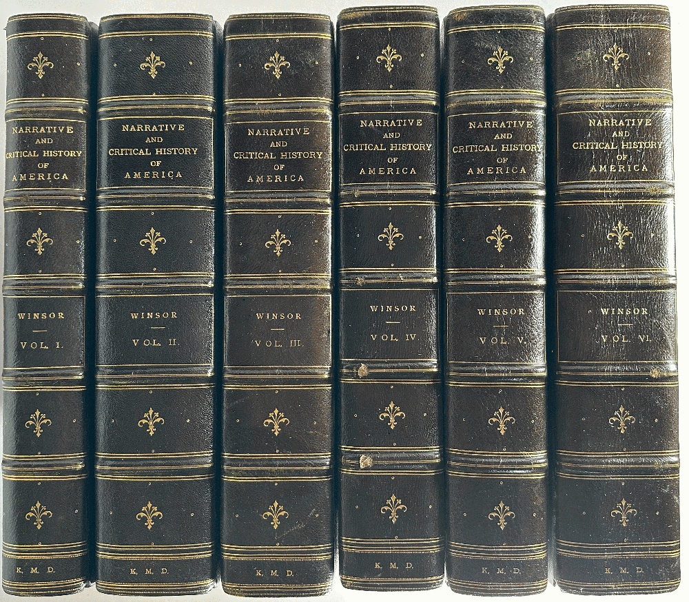 Narrative and Critical History of the United States by Justin Winsor (6 of 8 Volumes)