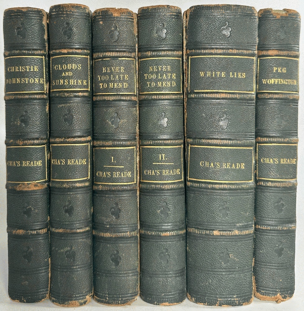 Charles Reade, 5 Novels in 6 Volumes