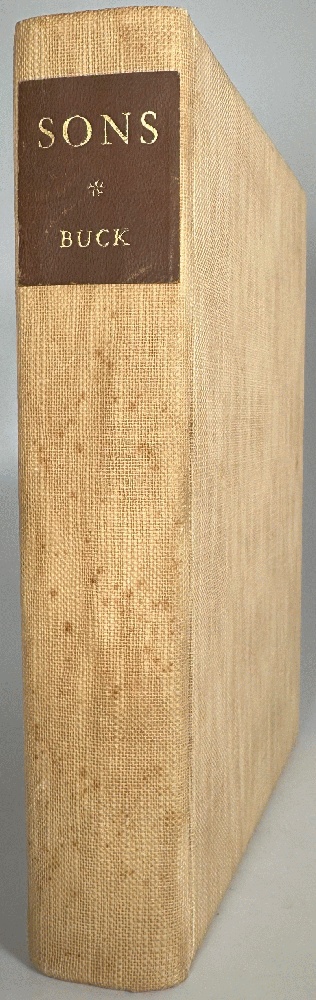Sons by Pearl S. Bucks (Signed Ltd 1st Ed)
