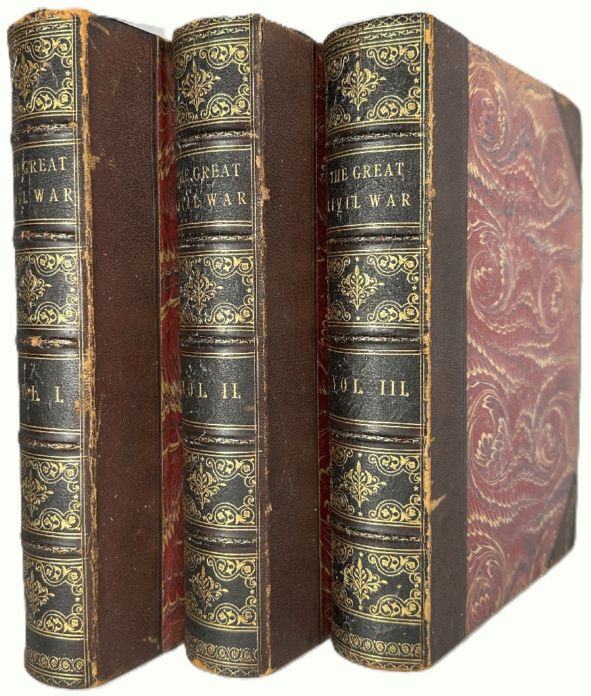 The Great Civil War: A History of the Late Rebellion with Biographical Sketches of Leading Statesmen and Distinguished Naval and Military Commanders etc. (3 Volume Set)