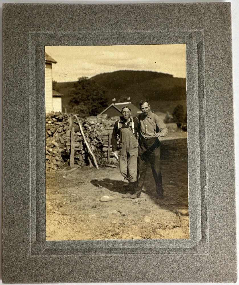 19th Century Photograph of Two Farmers