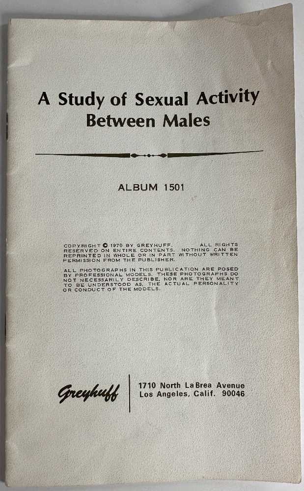 A Study of Sexual Activity Between Males Album 1501