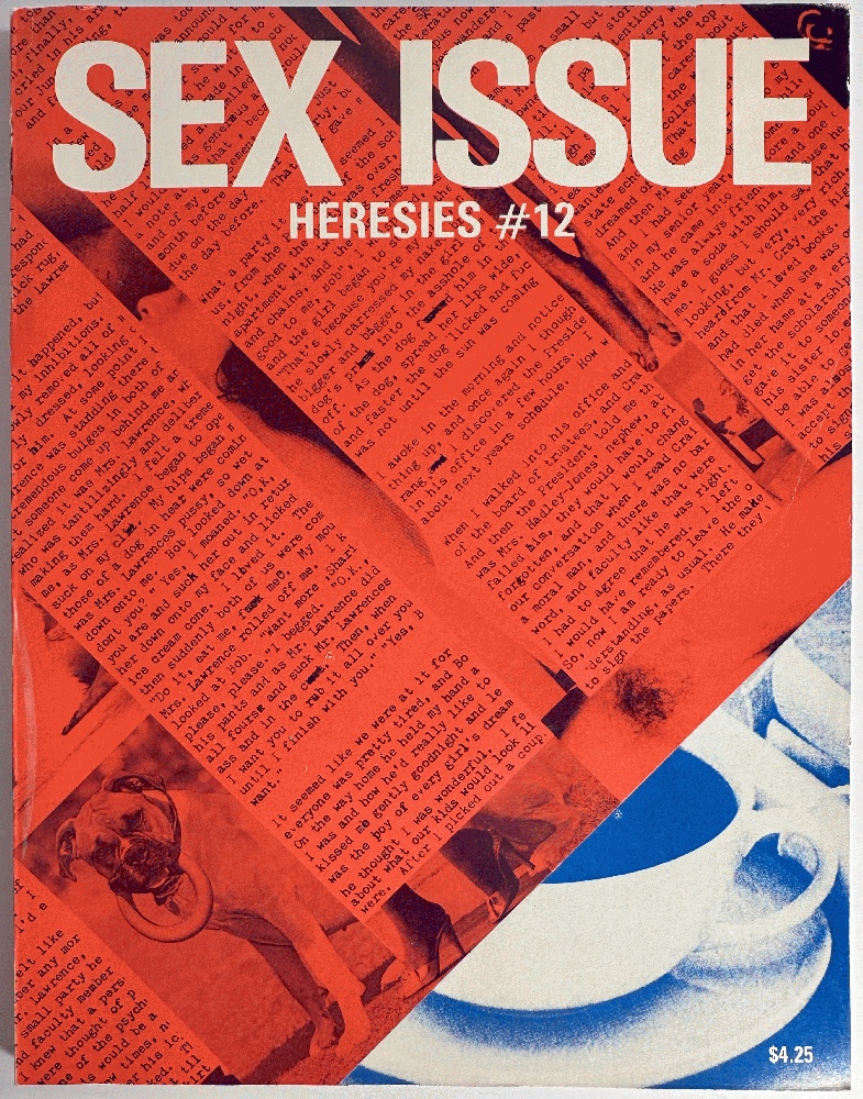 Heresies, A Feminist Publication on Art & Politics: Sex Issue Vol 3, No 4, Issue 12