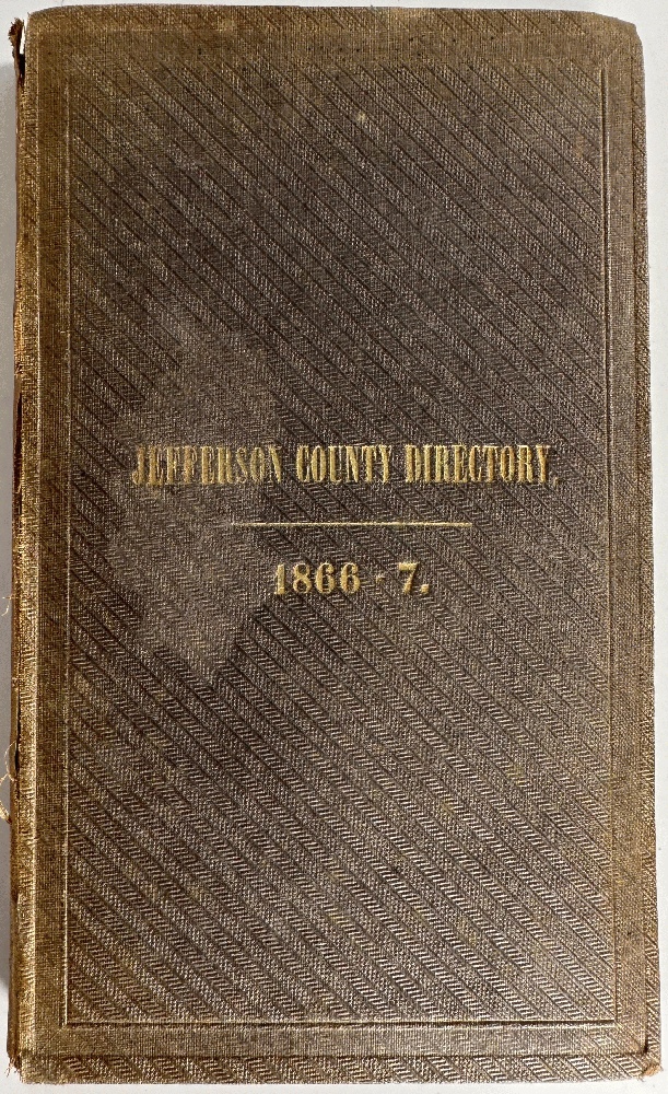 Gazetteer and Business Directory of Jefferson County, New York for 1866-7