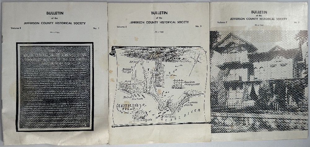 Image for Three Issues of Bulletin of the Jefferson County (NY) Historical Society (1966-67) Three Issues of Bulletin of the Jefferson County (NY) Historical Society (1966-67)