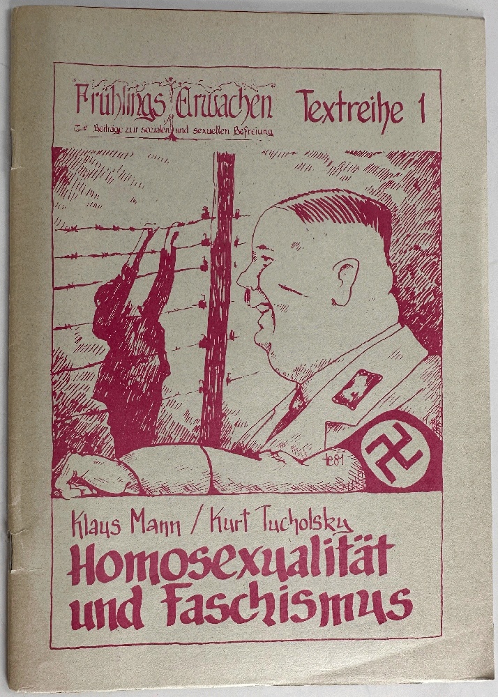 Image for Homosexualitat und Faschismus: Klaus Mann and Kurt Tucholsky Homosexualitat und Faschismus: Klaus Mann and Kurt Tucholsky