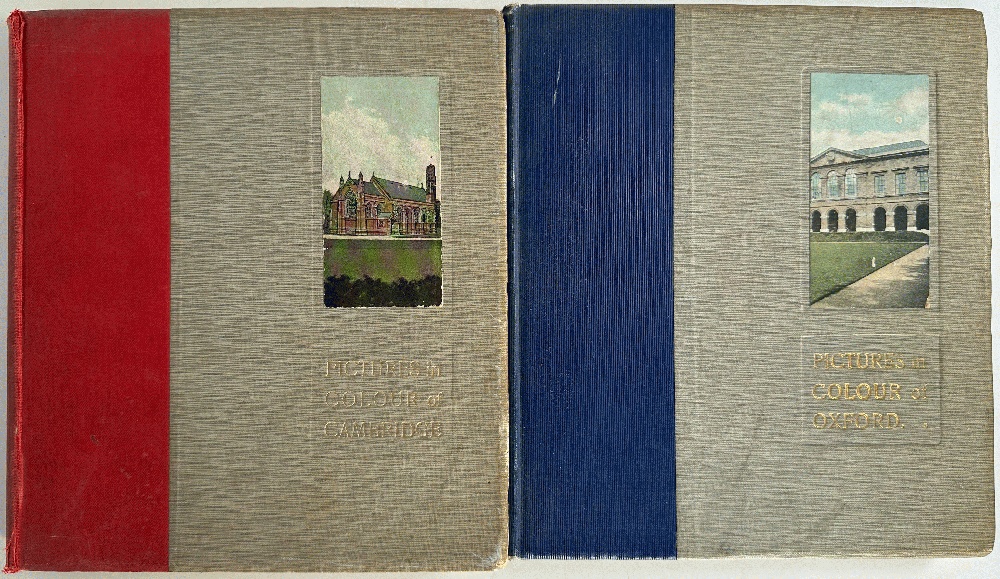 Pictures in Colour of Oxford and Cambridge (2 Books)