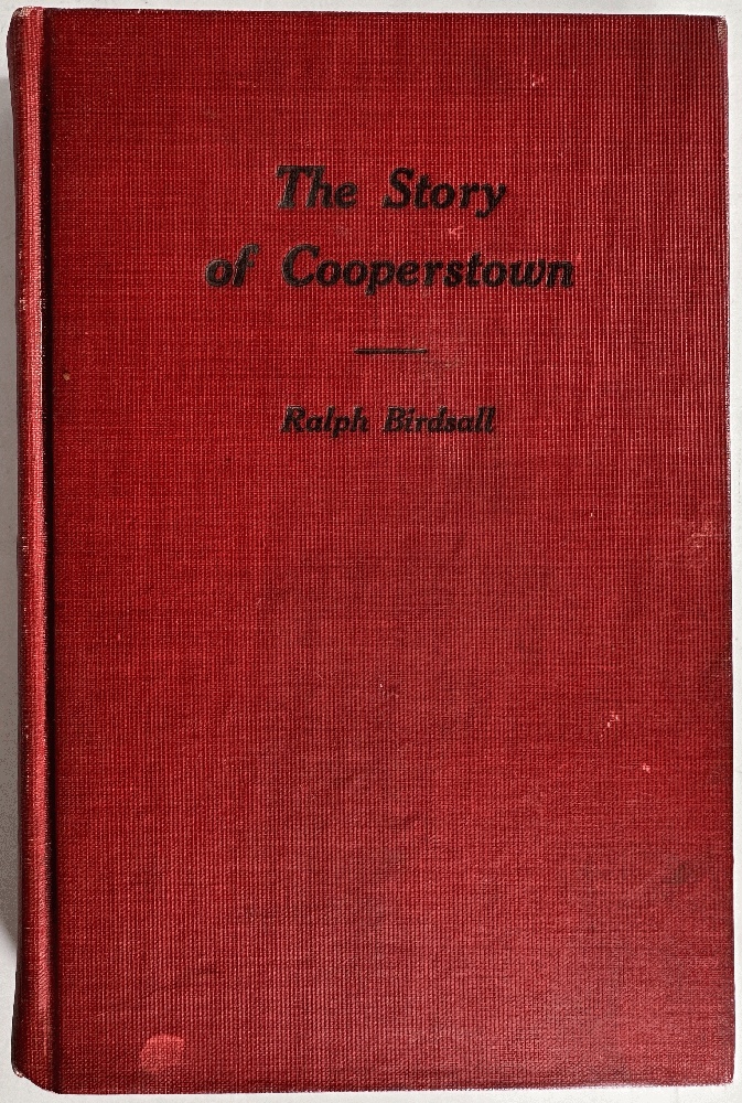The Story of Cooperstown by Ralph Birdsall