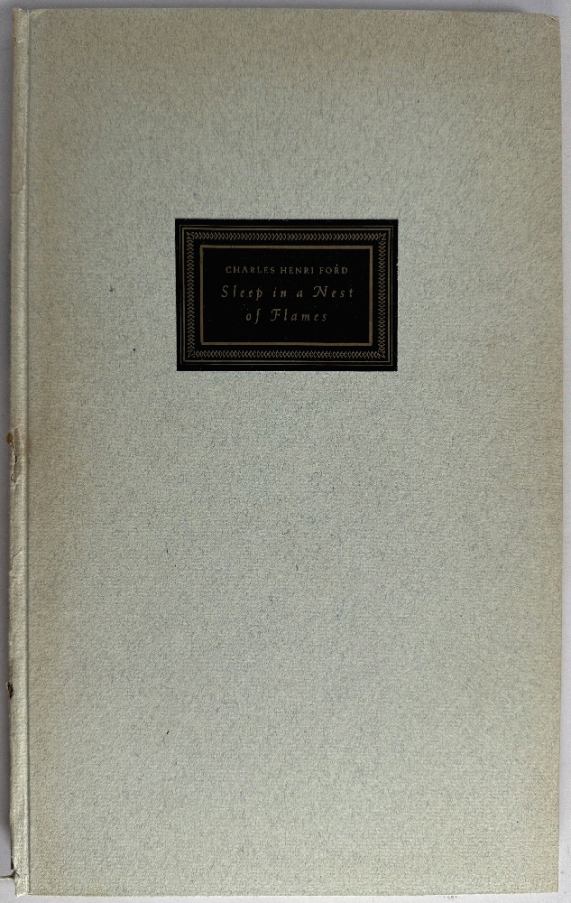 Sleep In A Nest of Flames by Charles Henri Ford (Signed 1st Ed)