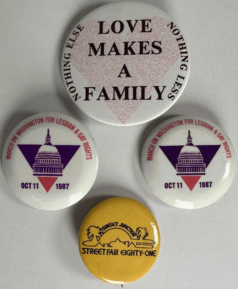 Collection of four LGBTQ/Queer Pins