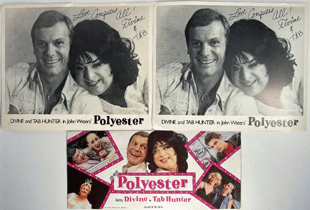John Waters' Polyester starring Divine and Tab Hunter Odorama Card with Two Publicity Items