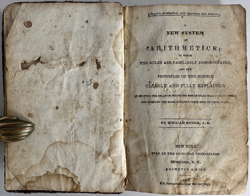 A New System of Arithmetick in Which the Rules are Familiarly Demonstrated