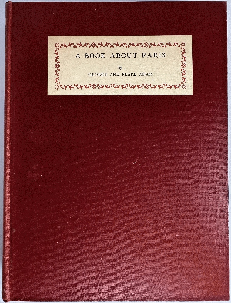 A Book About Paris by George and Pearl Adam