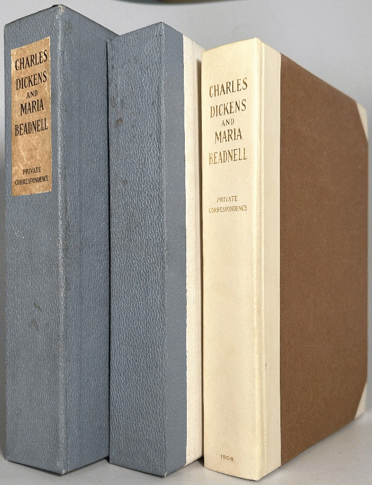 Charles Dickens and Maria Beadnell (Dora) Private Correspondence