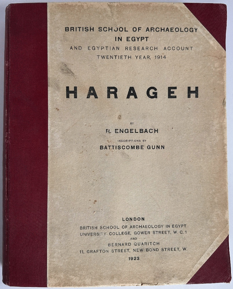 Harageh, British School of Archaeology in Egypt