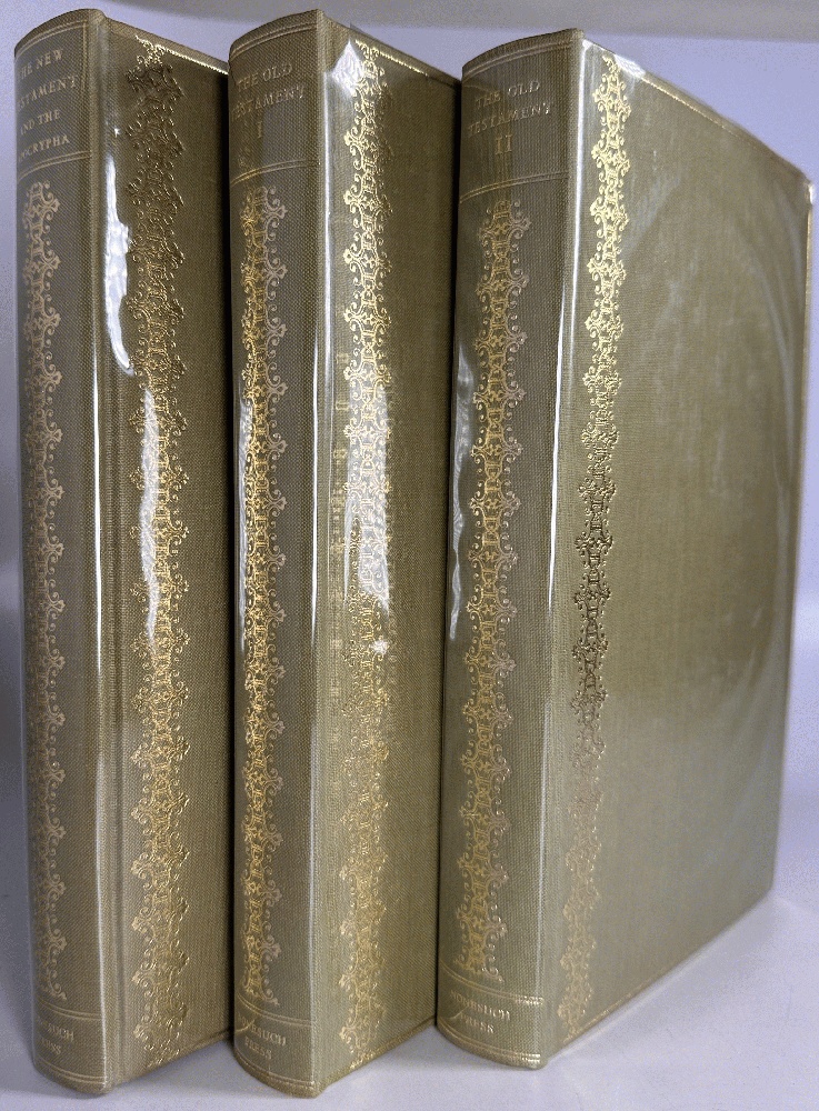 The Holy Bible in Three Volumes with the Old and New Testaments, and the Apocrypha
