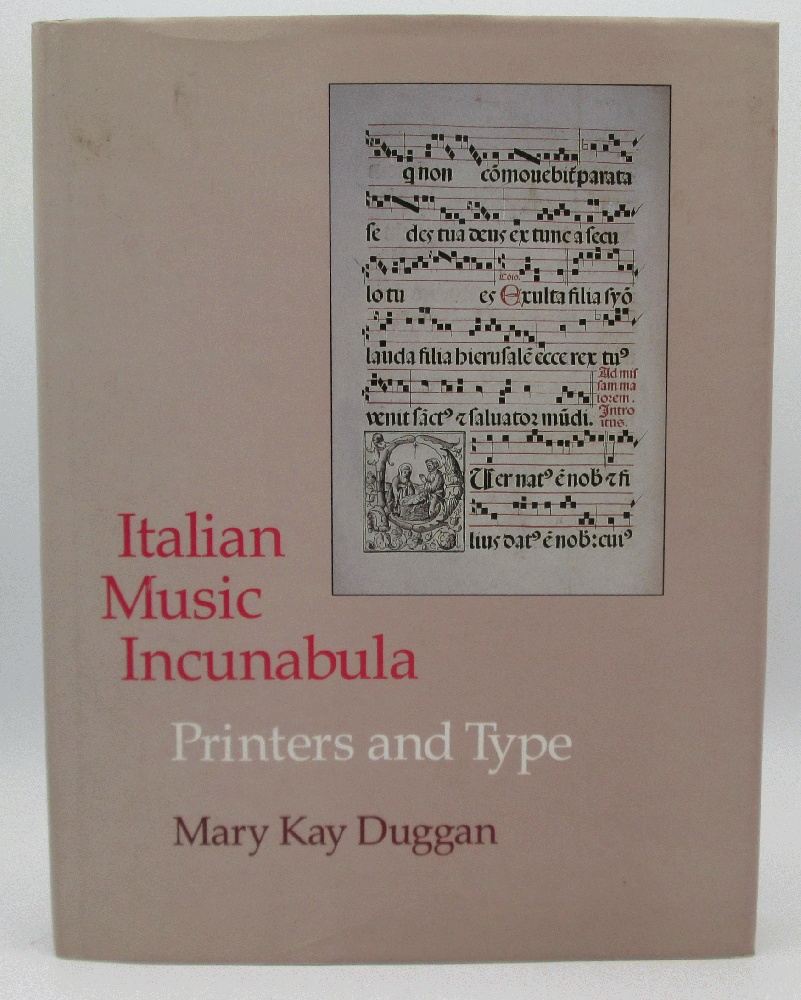 Image for Italian Music Incunabula: Printers and Type