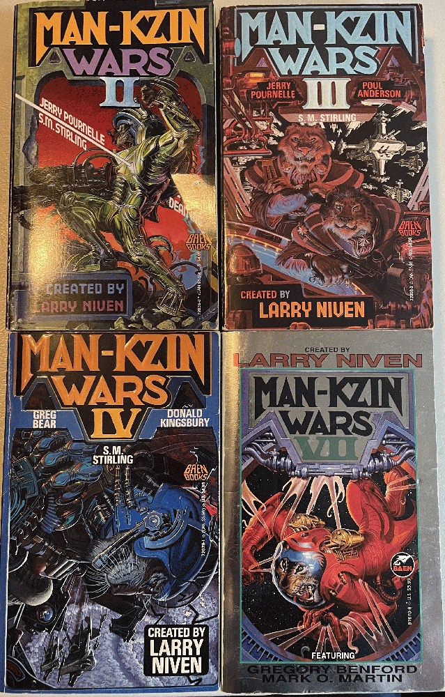 Bundle: (4) Books: Man-Kzin Wars