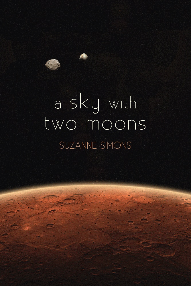 A sky with two moons