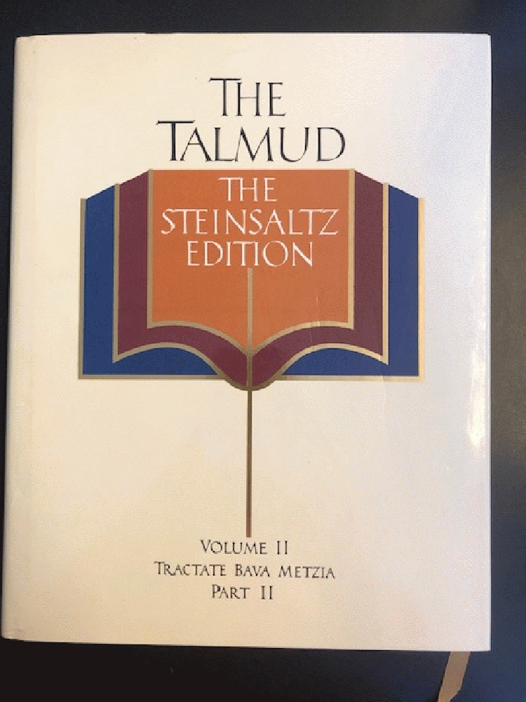 Image for The Talmud, Vol. 2: Tractate Bava Metzia, Part 2, Steinsaltz Editon (English and Hebrew Edition)