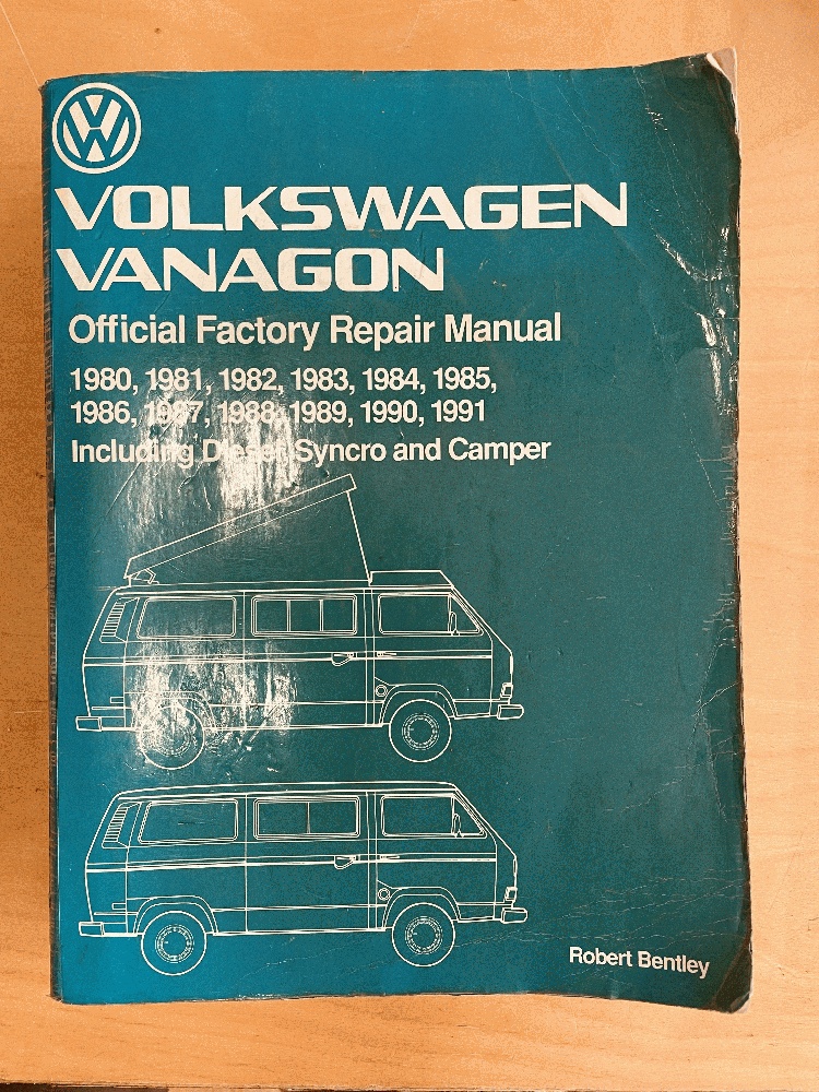 Image for Volkswagen Vanagon Official Factory Repair Manual 1980-1991 Including Diesel Syncro and Camper