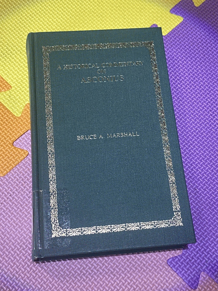 Image for A Historical Commentary On Asconius by Marshall, Bruce A.