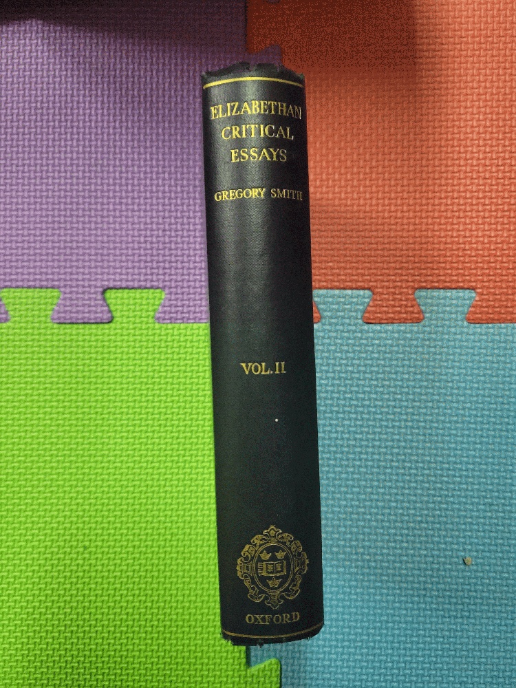 Image for Elizabethan Critical Essays Volume II