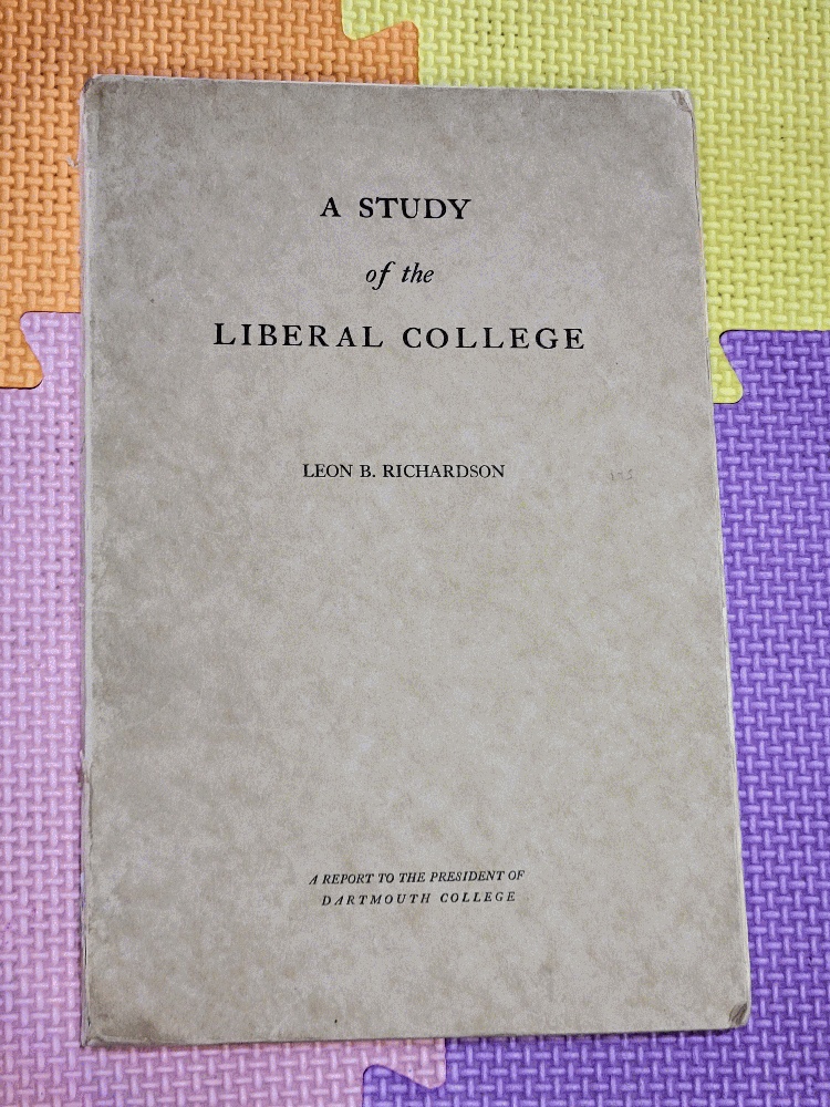 Image for A Study of the Liberal College