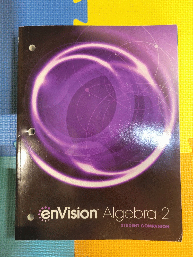 Image for ENVISION AGA COMMON CORE STUDENT COMPANION ALGEBRA 2 GRADE 10/11 COPYRIGHT 2018