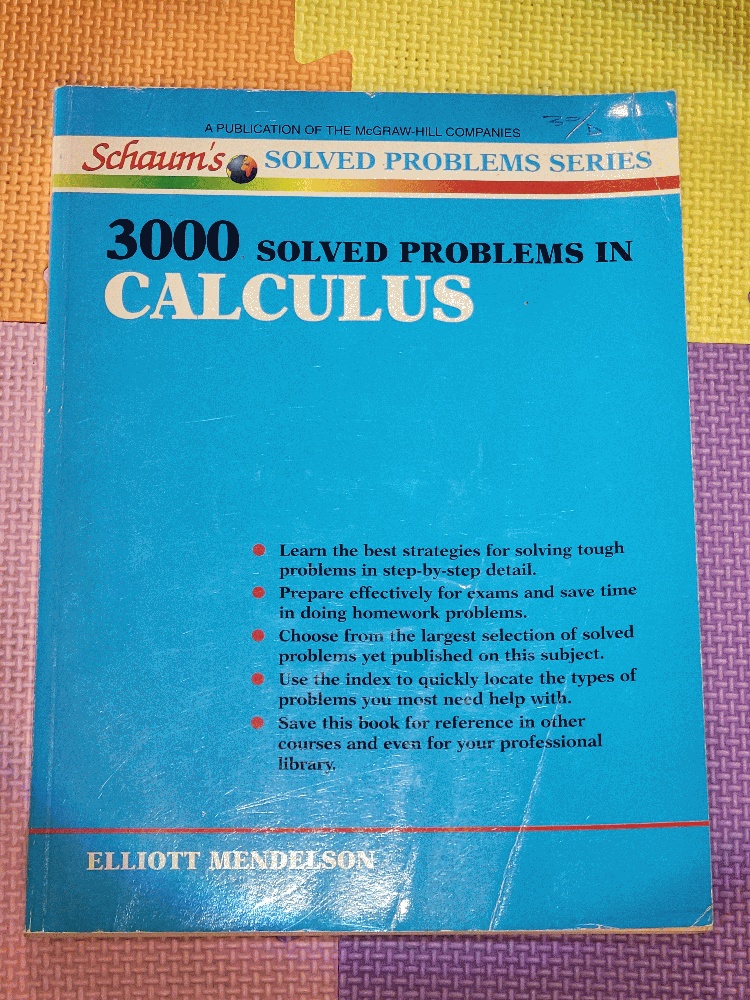 Image for 3,000 Solved Problems in Calculus