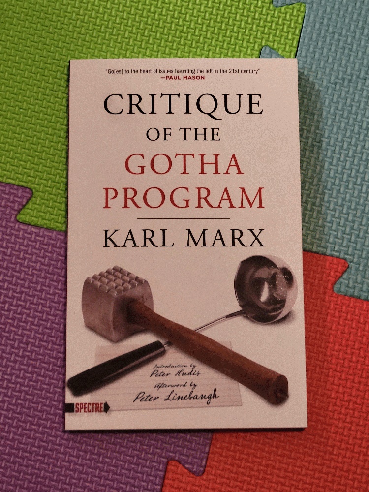 Image for Critique Of The Gotha Program