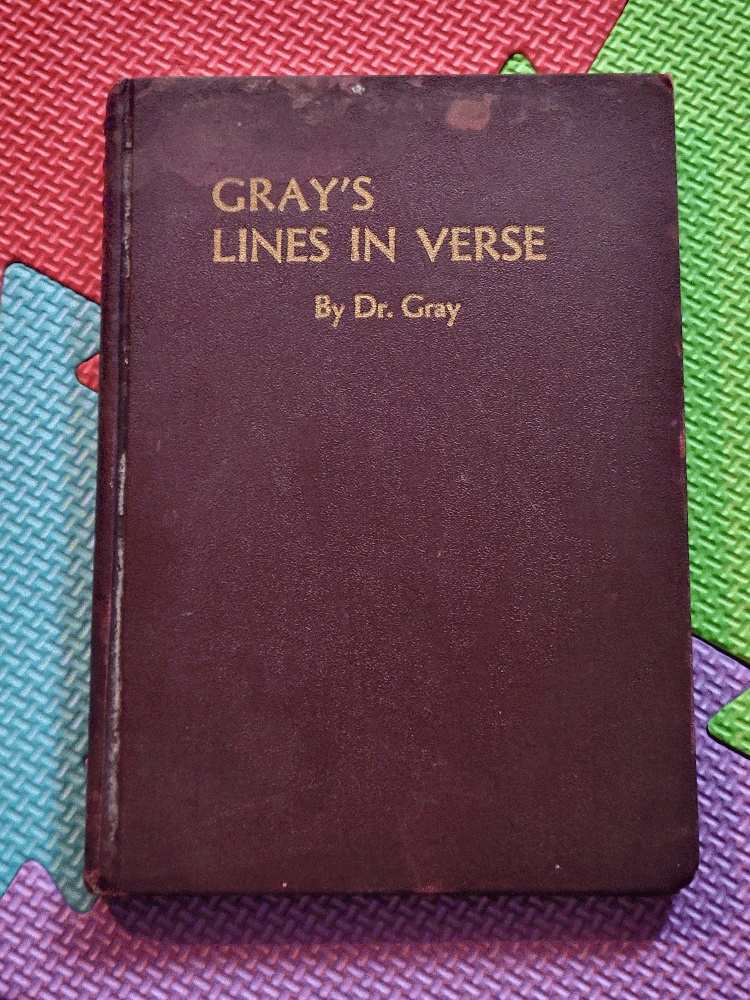 Image for Gray's Lines In Verse