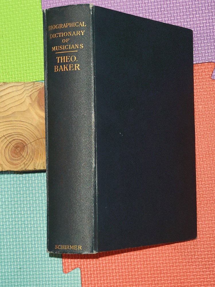 Image for Biographical Dictionary Of Musicians
