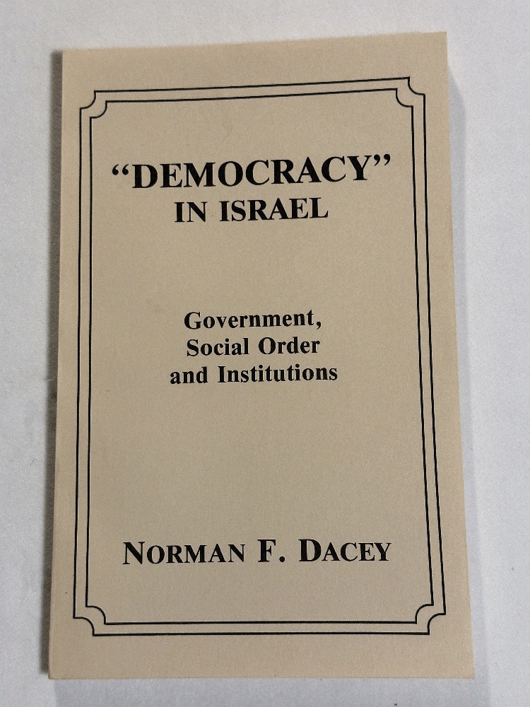 'Democracy' in Israel
