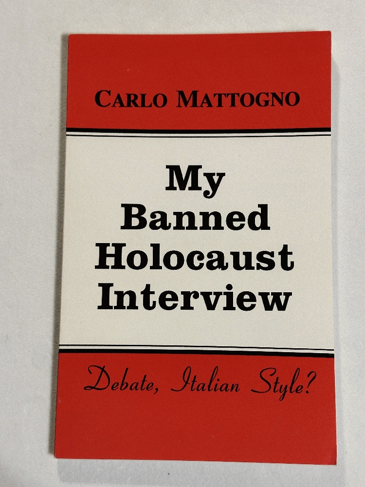 Image for My Banned Holocaust Interview My Banned Holocaust Interview