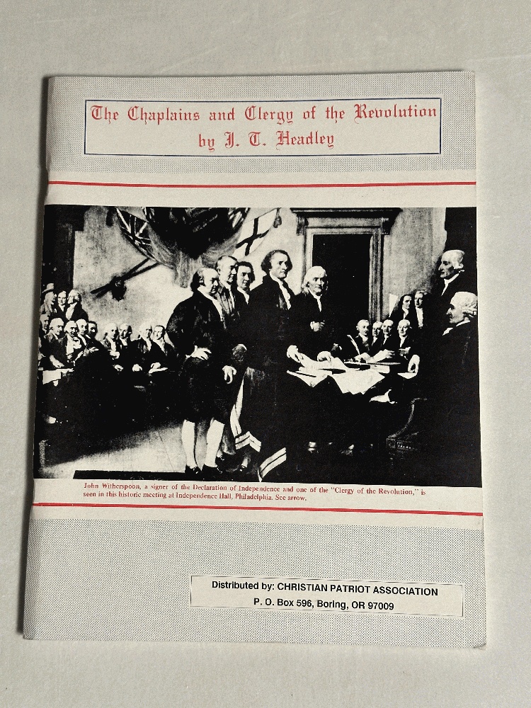 The Chaplains and Clergy of the Revolution