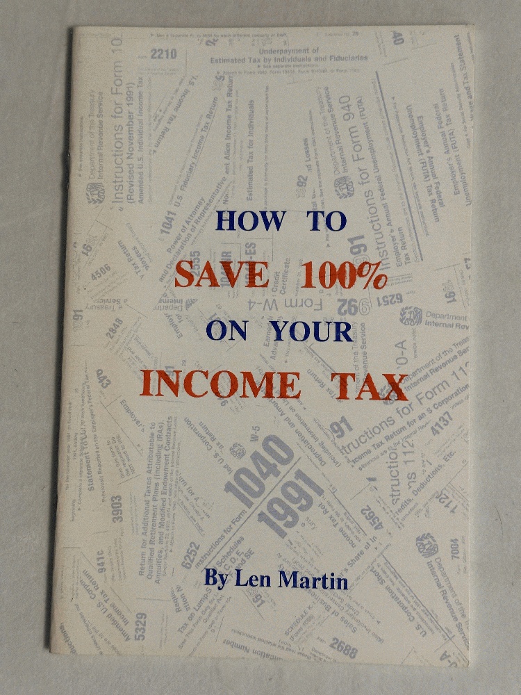 How to Save 100% on Your Income Tax