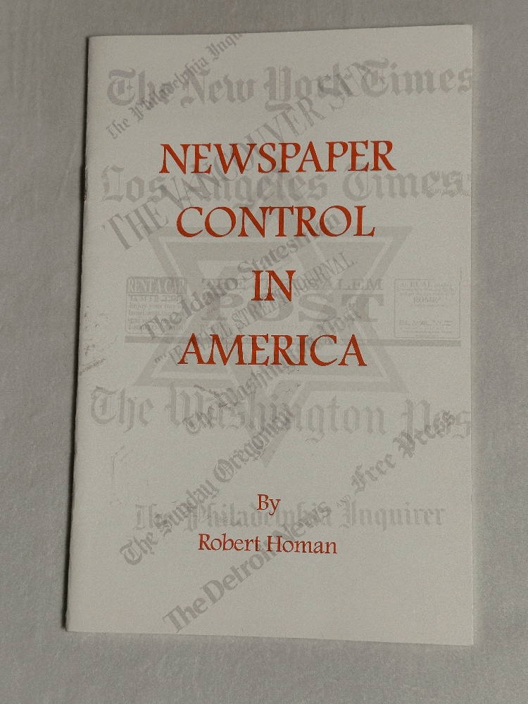 Newspaper Control in America