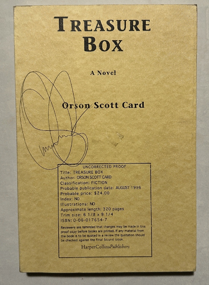 Treasure Box Uncorrected Proof