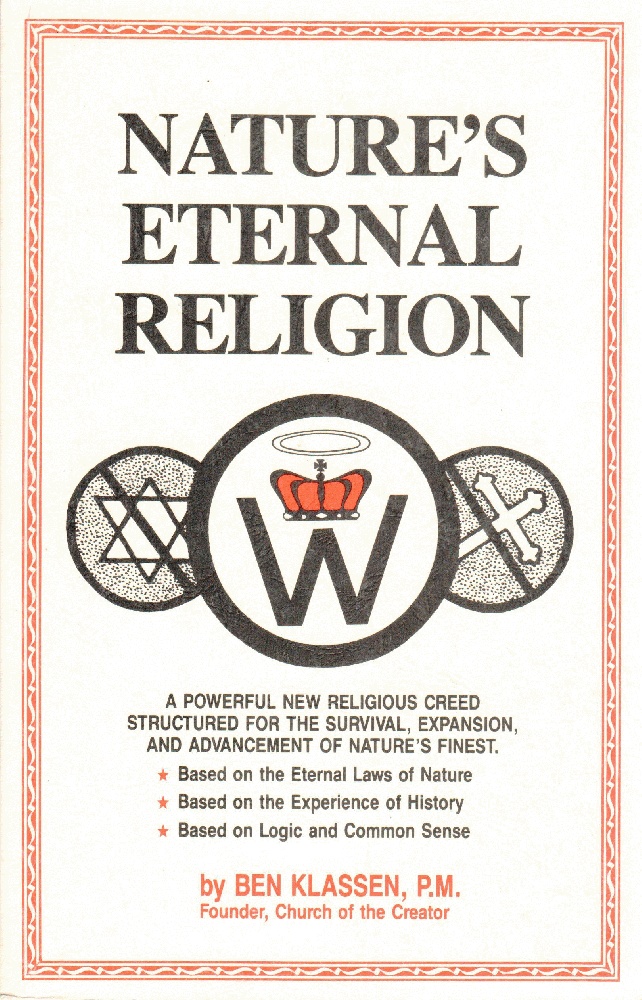 Image for Nature's Eternal Religion